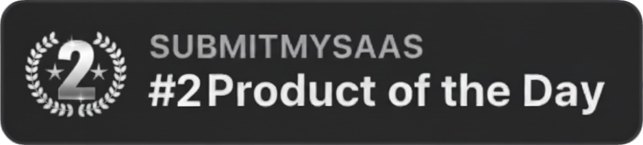 SubmitMySaas Top 2 Daily Winner