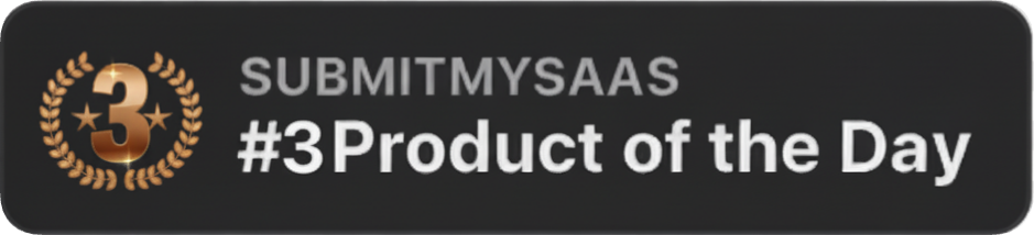 SubmitMySaas Top 3 Daily Winner